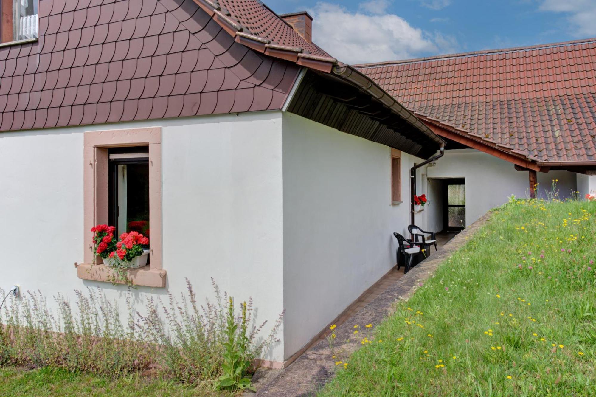 Ferienhaus Storchenblick Bann Exterior foto